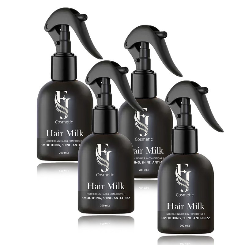 اسپری صاف کننده و ضد وز مو افجه مدل HAIR MILK04 حجم 200 میلی لیتر مجموعه 4 عددی