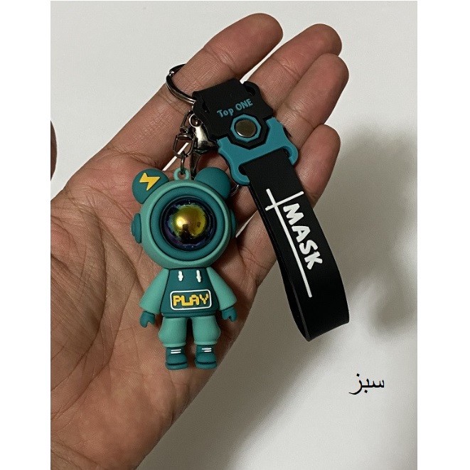جاکلیدی مدل سیلیکونی طرح آدم فضایی کدaf