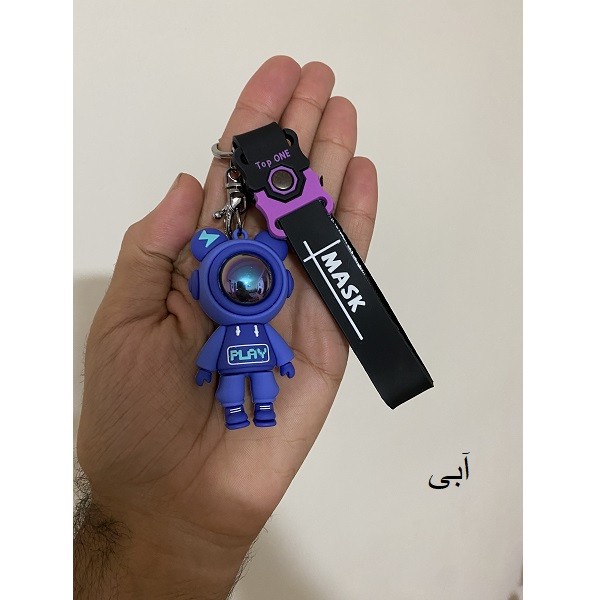 جاکلیدی مدل سیلیکونی طرح آدم فضایی کدaf