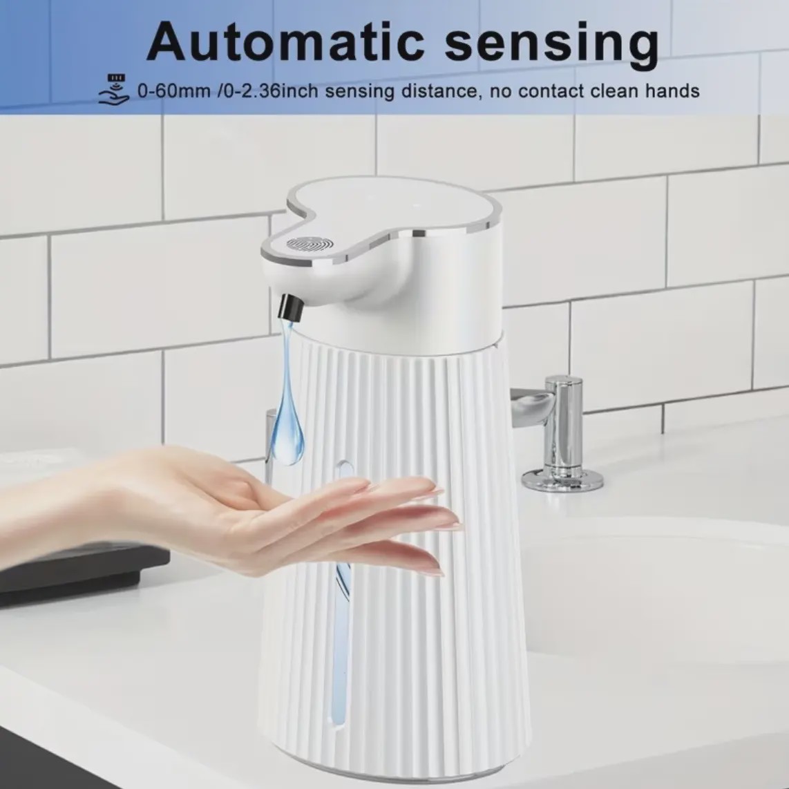 جامایع دستشویی اتوماتیک مدل AP-Foaming400Ml
