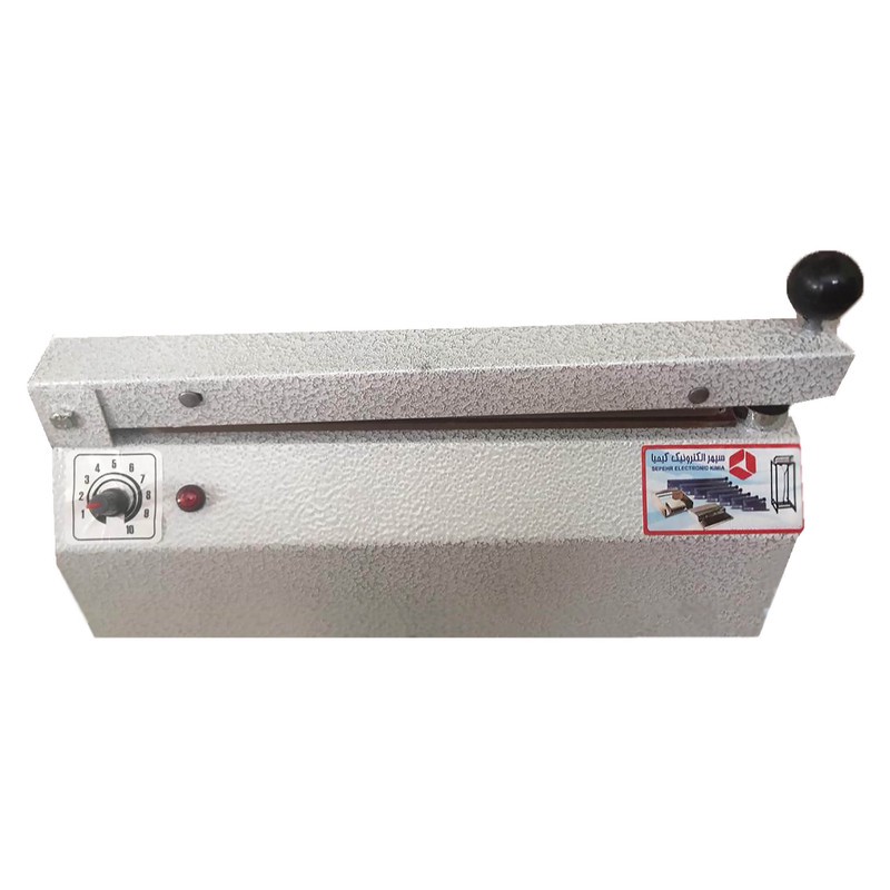 پرس دستی پلاستیک سپهر الکترونیک مدل دوخت عریض تایمردار کد 25CM