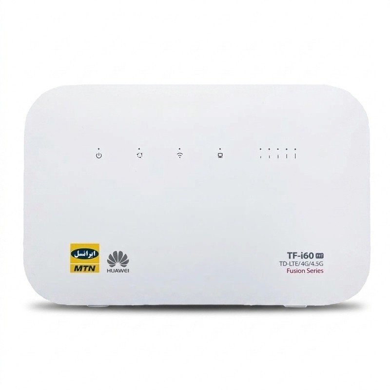 مودم روتر بی سیم 4G ایرانسل مدل TF-i60 S1 با پشتیبانی شبکه TD-LTE، اتصال همزمان دو سیم کارت، حداکثر 32 کاربر، آنتن دا...