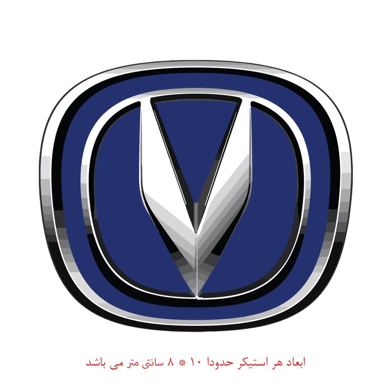برچسب بدنه خودرو کد 1418