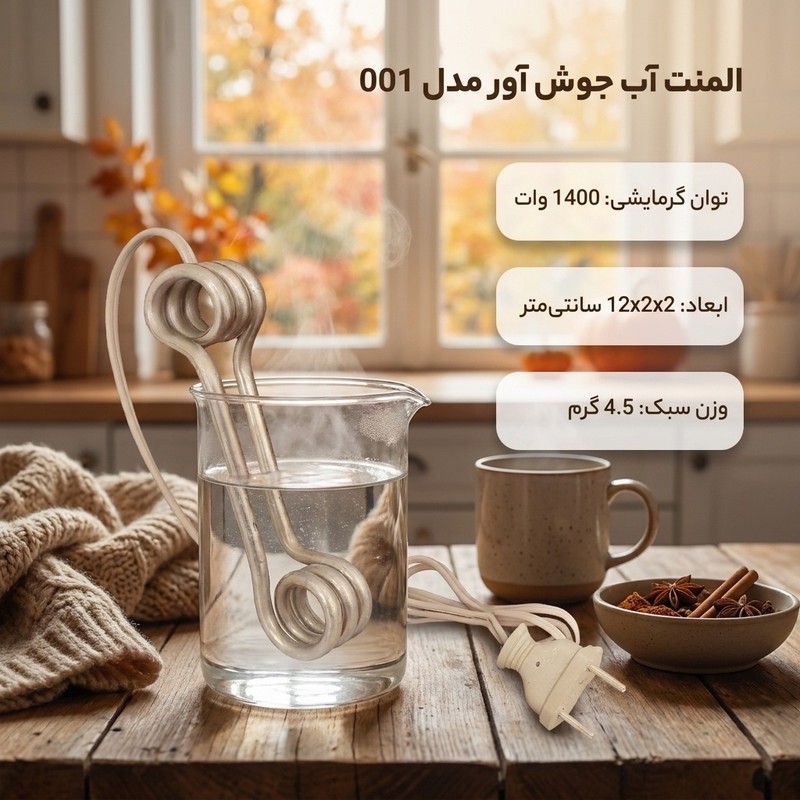 المنت آب جوش آور مدل 001