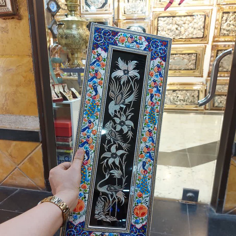 تابلو قلمزنی مسی مدل لک لک کد 515