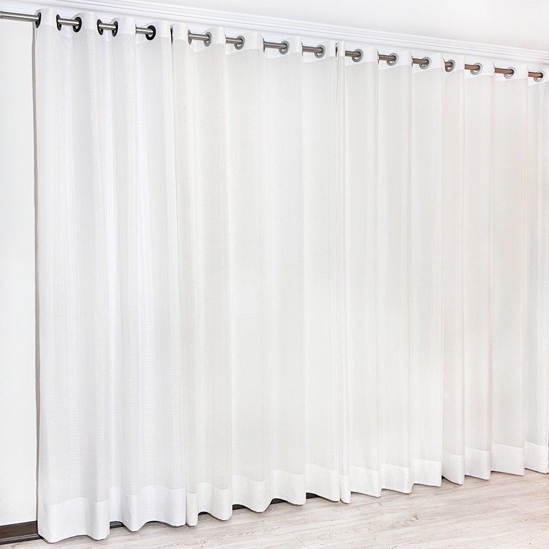 پرده مدل پانچ حریر شانتون سایز 280x300 سانتی متر