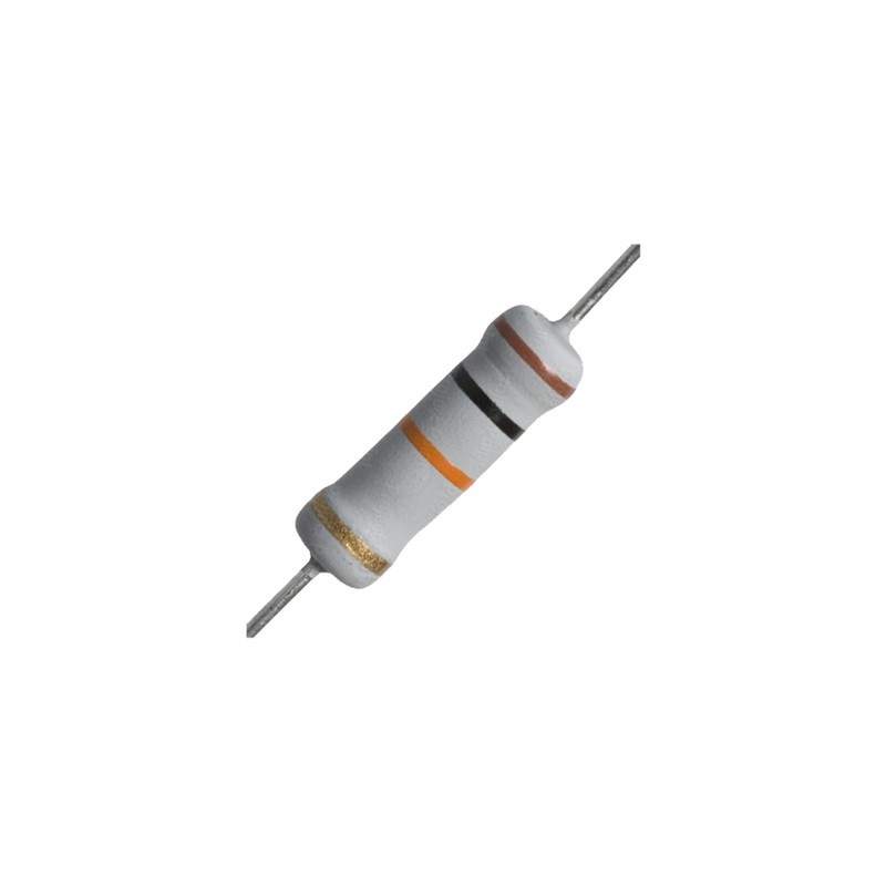 مقاومت 10 کیلو اهم 1 وات کد 10K 1Wبسته 30 عددی