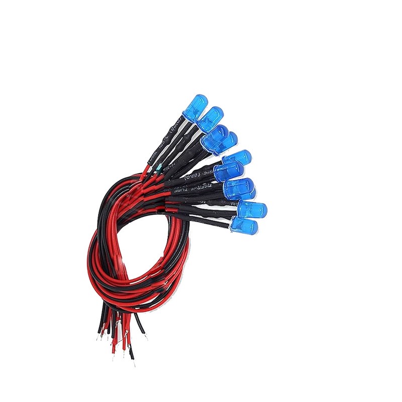 ال ای دی 12 ولت آبی مدل HG-B1215 بسته 10 عددی