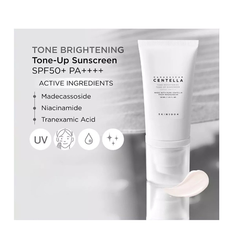 کرم ضد آفتاب سانتلا SPF 50 مدل Tone-Up Sunscreen مناسب پوست های حساس حجم 50 میلی لیتر