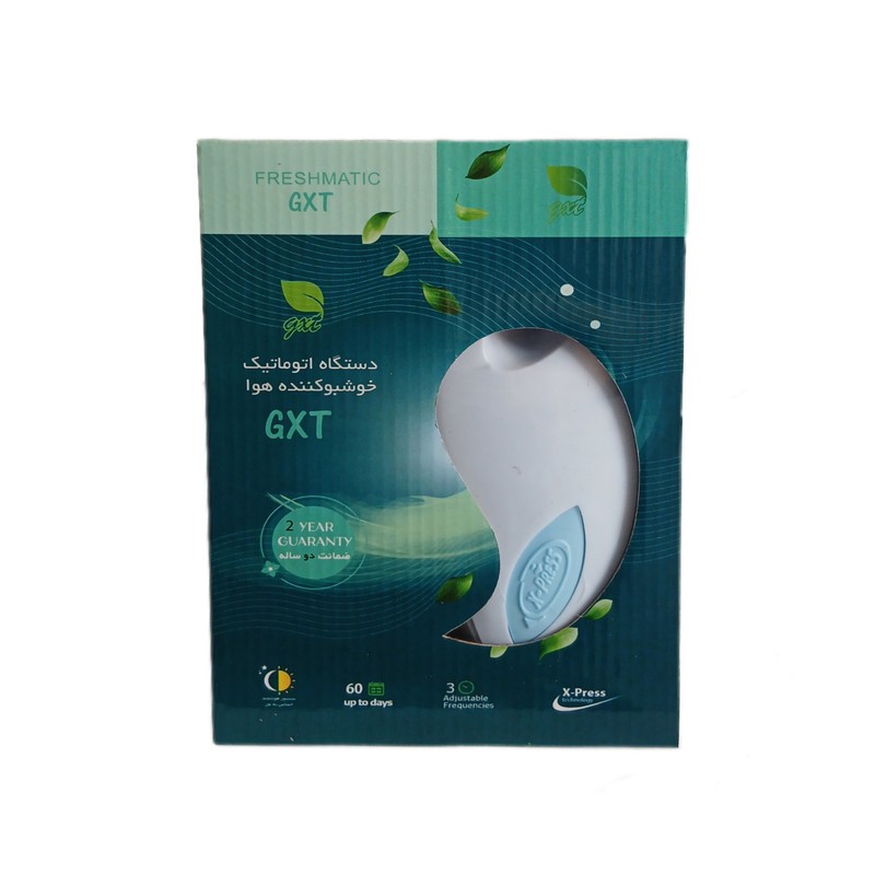 دستگاه خوشبوکننده هوا جی ایکس تی مدل G10 به همراه اسپری خوشبوکننده رایحه blue desare حجم 270 میلی لیتر