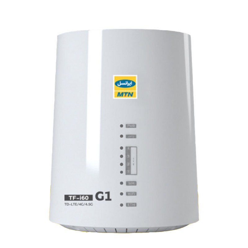 مودم 4.5G ایرانسل مدل TF-i60 G1 به همراه 600 گیگابایت اینترنت 6 ماهه و یک عدد سیم کارت دائمی و 20 گیگابایت اینترنت 6 ...