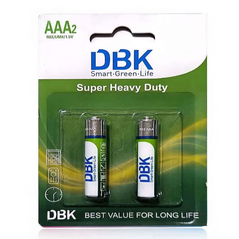 باتری نیم قلمی دی بی کی مدل Super Heavy Duty بسته 2 عددی