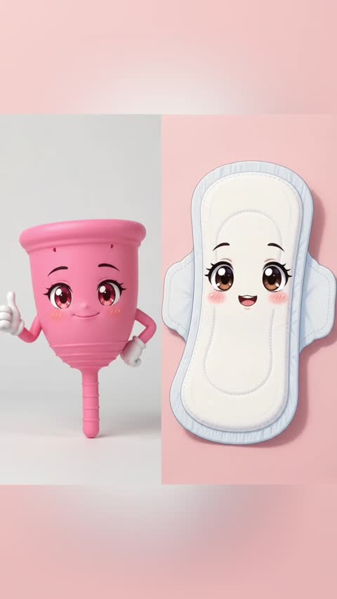 کاپ قاعدگی لیوا فارما سایز متوسط صورتی
