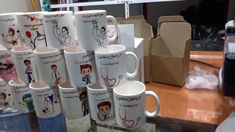 ماگ ال ایکس پی مدل کادو تولد پرستار برای مرد کد 094 به همراه زیر لیوانی و جعبه