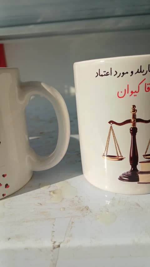 ماگ ال ایکس پی مدل کادوی شب یلدا اسم حلما کد 509 به همراه زیر لیوانی و جعبه