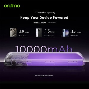 پاوربانک اورایمو مدل OPB-7100Q ظرفیت 10000 میلی آمپر توان 22.5 وات مدل 1