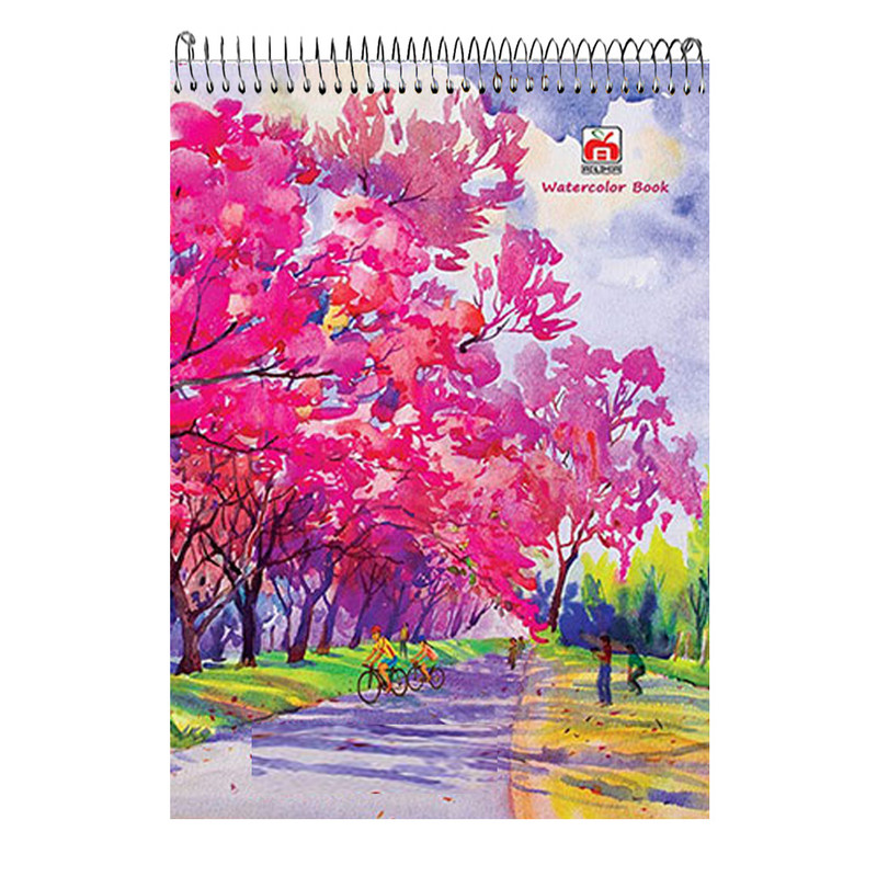 دفتر آبرنگ آلما طرح ART مدل A4 کد 7463 SCZ