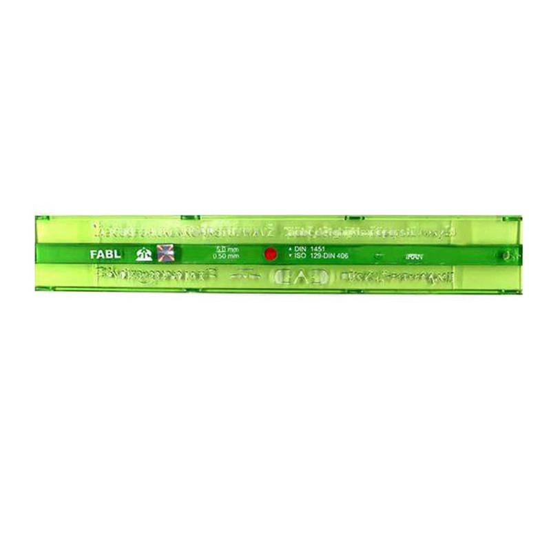 شابلون فابل مدل حروف لاتین 0.5 کد 67695 7JK