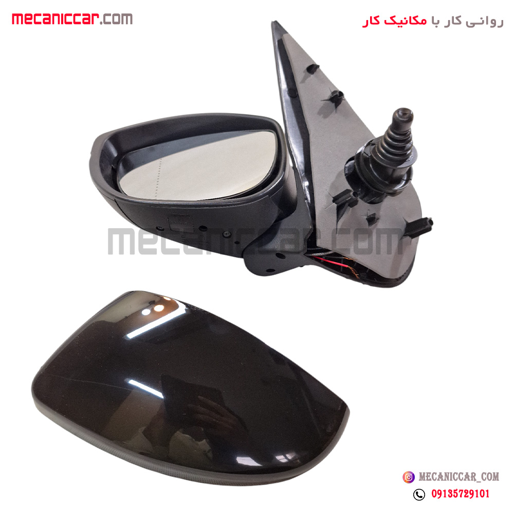 اینه کامل دستی چپ راهنمادار پژو 207 کاوج