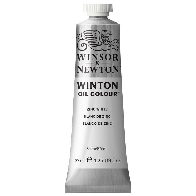 رنگ روغن وینزور اند نیوتون مدل ZINK WHITE 45 حجم 37 میلی لیتر