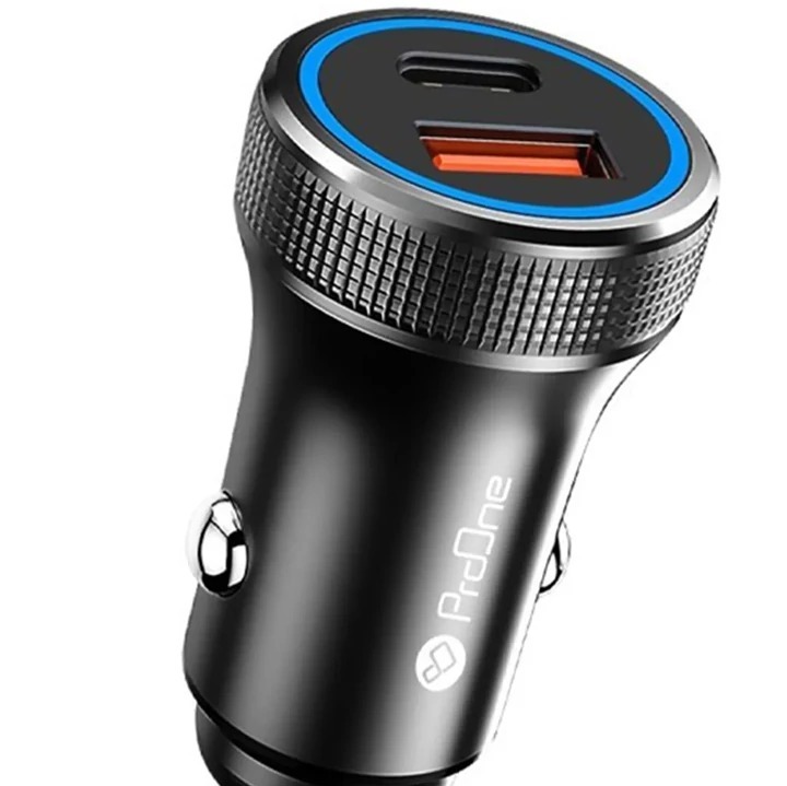 شارژر فندکی فست شارژ پرووان proone مدل PCG25 توان 38 وات