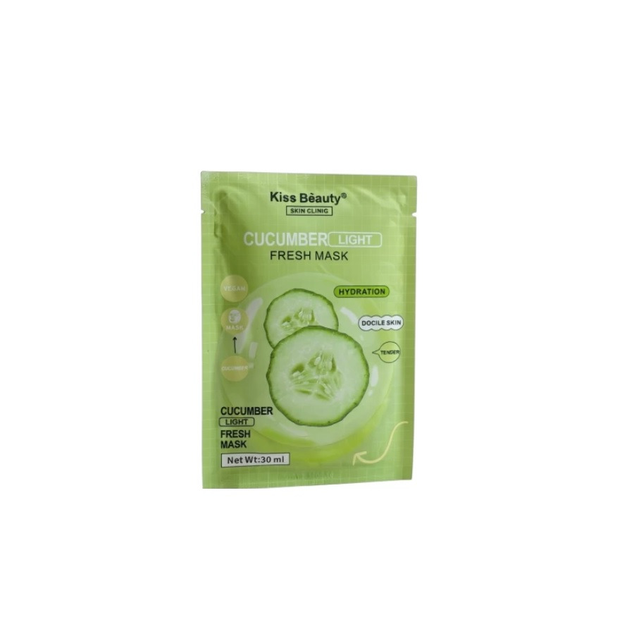 ماسک ورقه ای صورت حاوی عصاره خیار- 30 میل- تولید چین