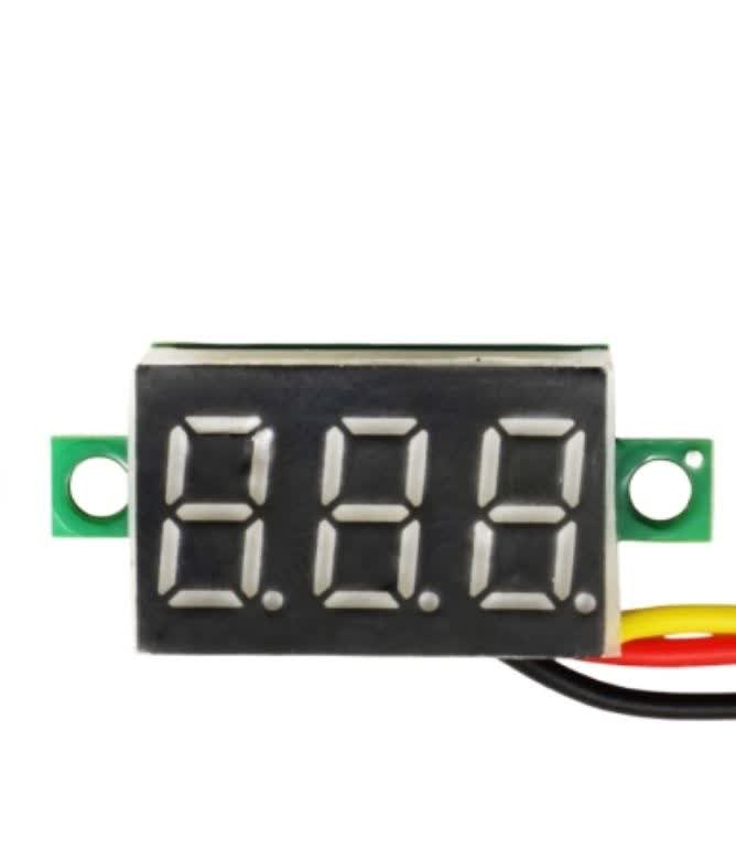 ماژول ولتمتر 3 دیجیت DC0-36V سایز 0.36 اینچ 3 سیمه