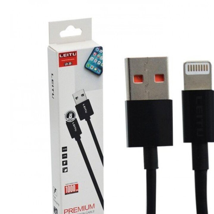 کابل آیفون (lightning) لیتو (LEITU) مدل LD-30