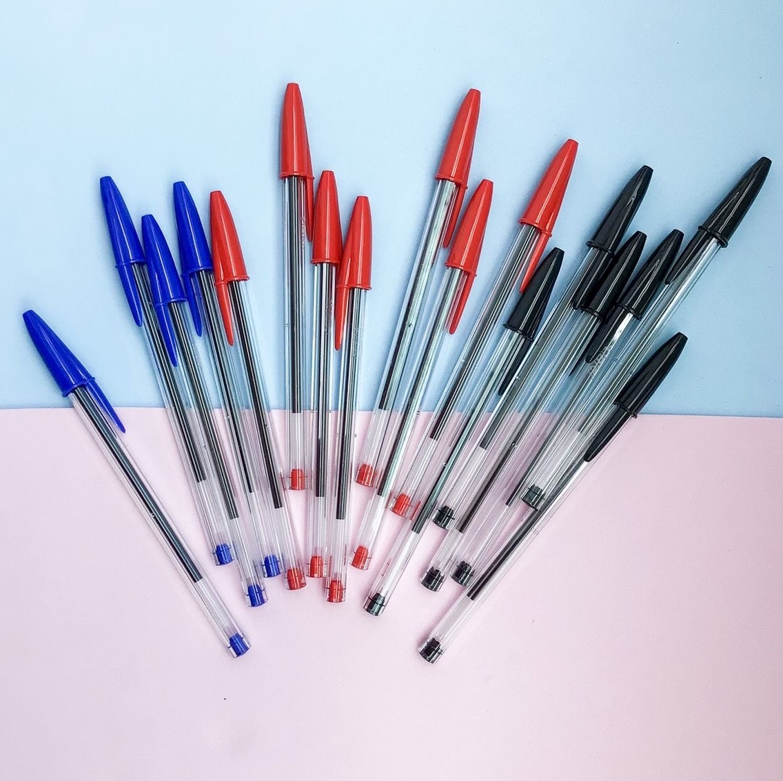 خودکار بیک BIC کیفیت عالی و روان رنگ های مختلف موجود