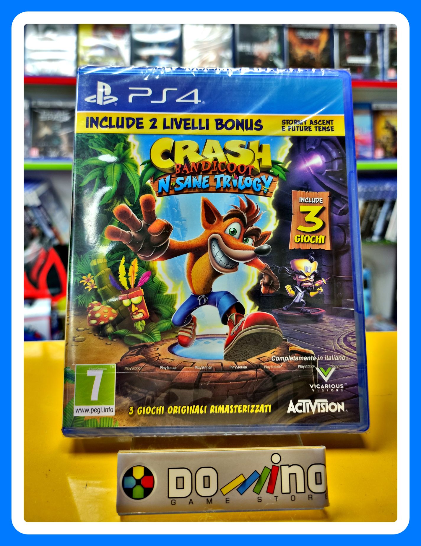 بازی Crash Bandicoot N. Sane Trilogy آکبند PS4 - (پلمپ اورجینال. بیمه ارسال کالا. بسته بندی ضد ضربه)