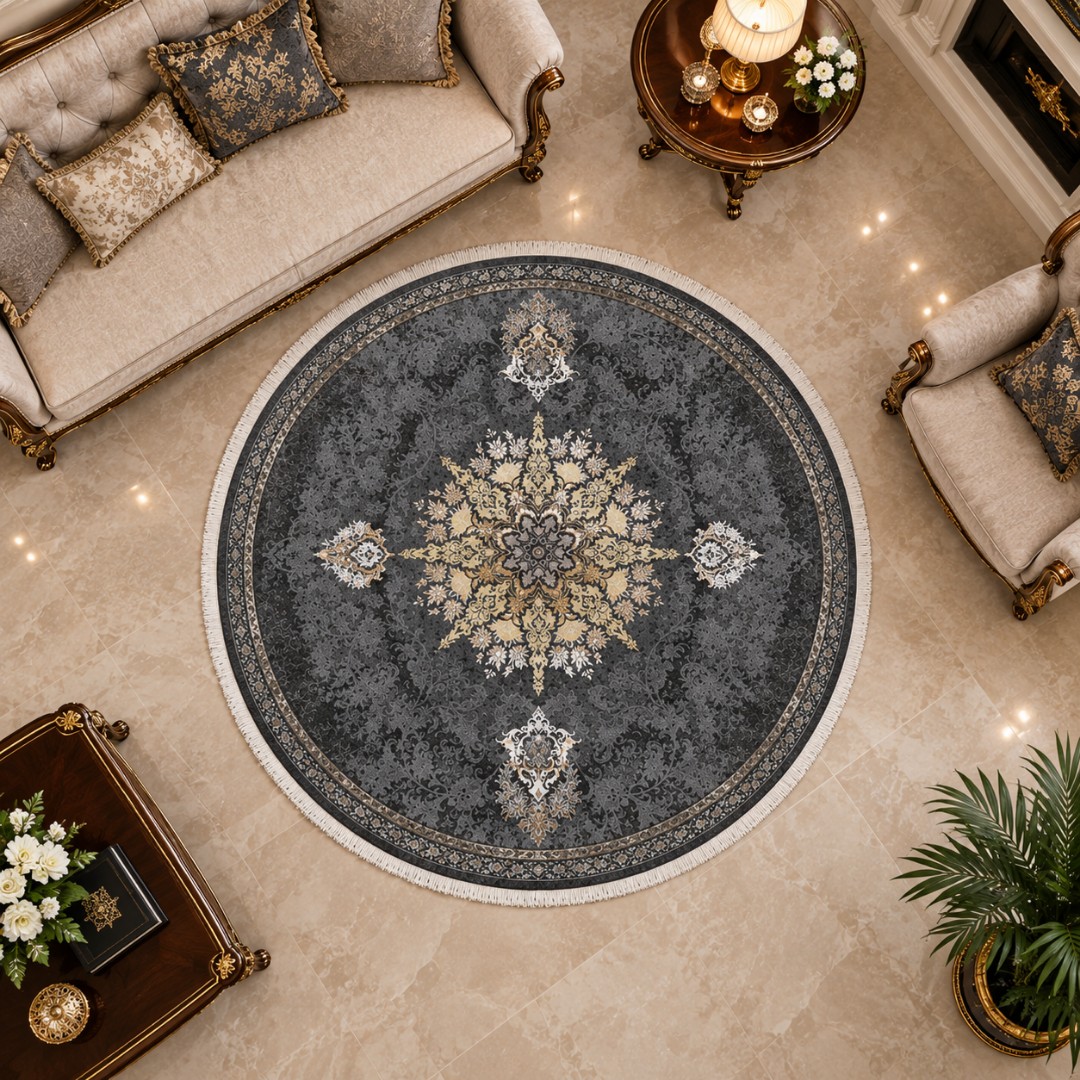 فرش دایره سنتی کد D268 (پس کرایه)
