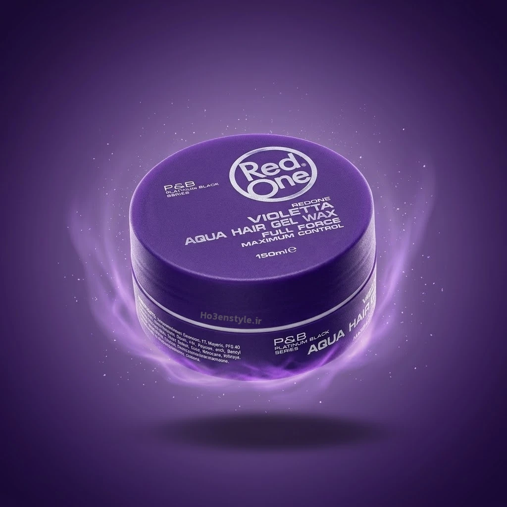 ژل واکس مو ردوان ترکیه بنفش Red One Gel Wax حالتدهنده قوی و براق