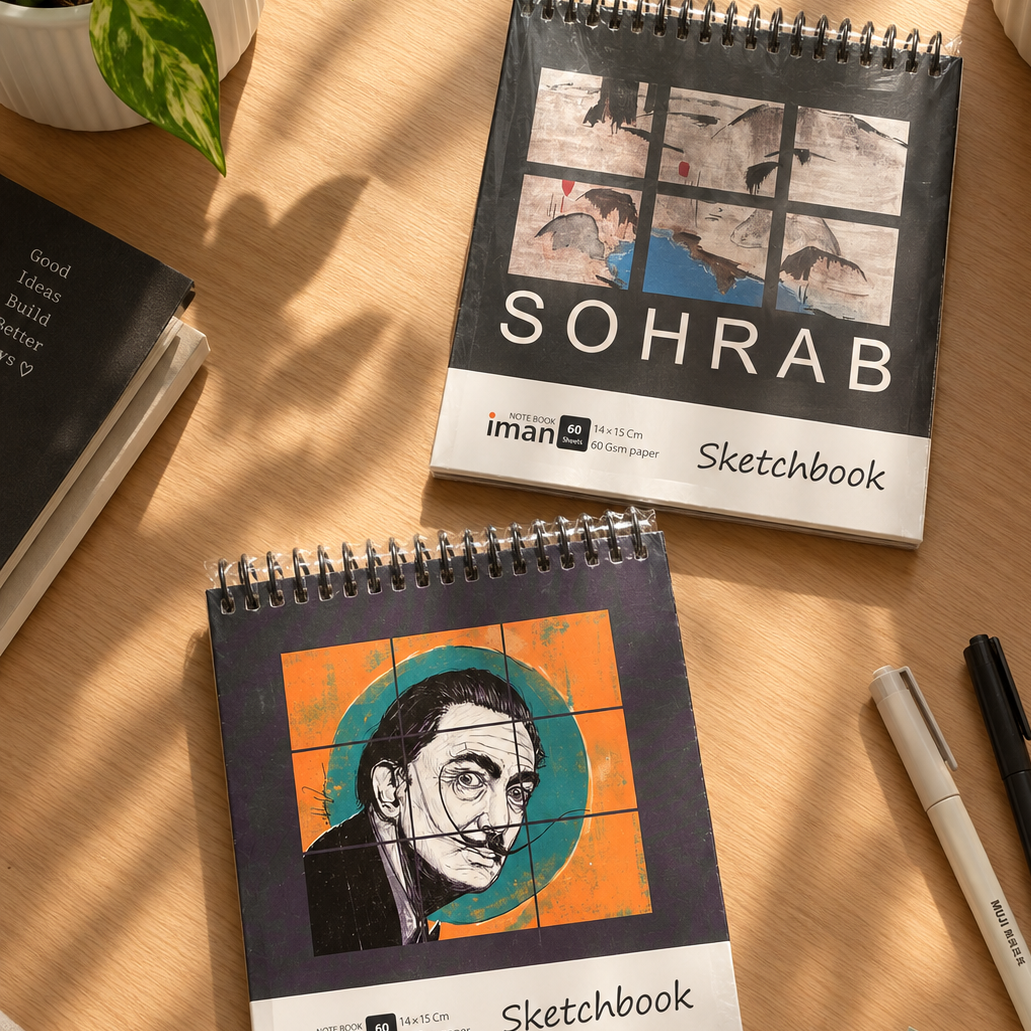 دفتر طراحی (اسکچ بوک)80برگ