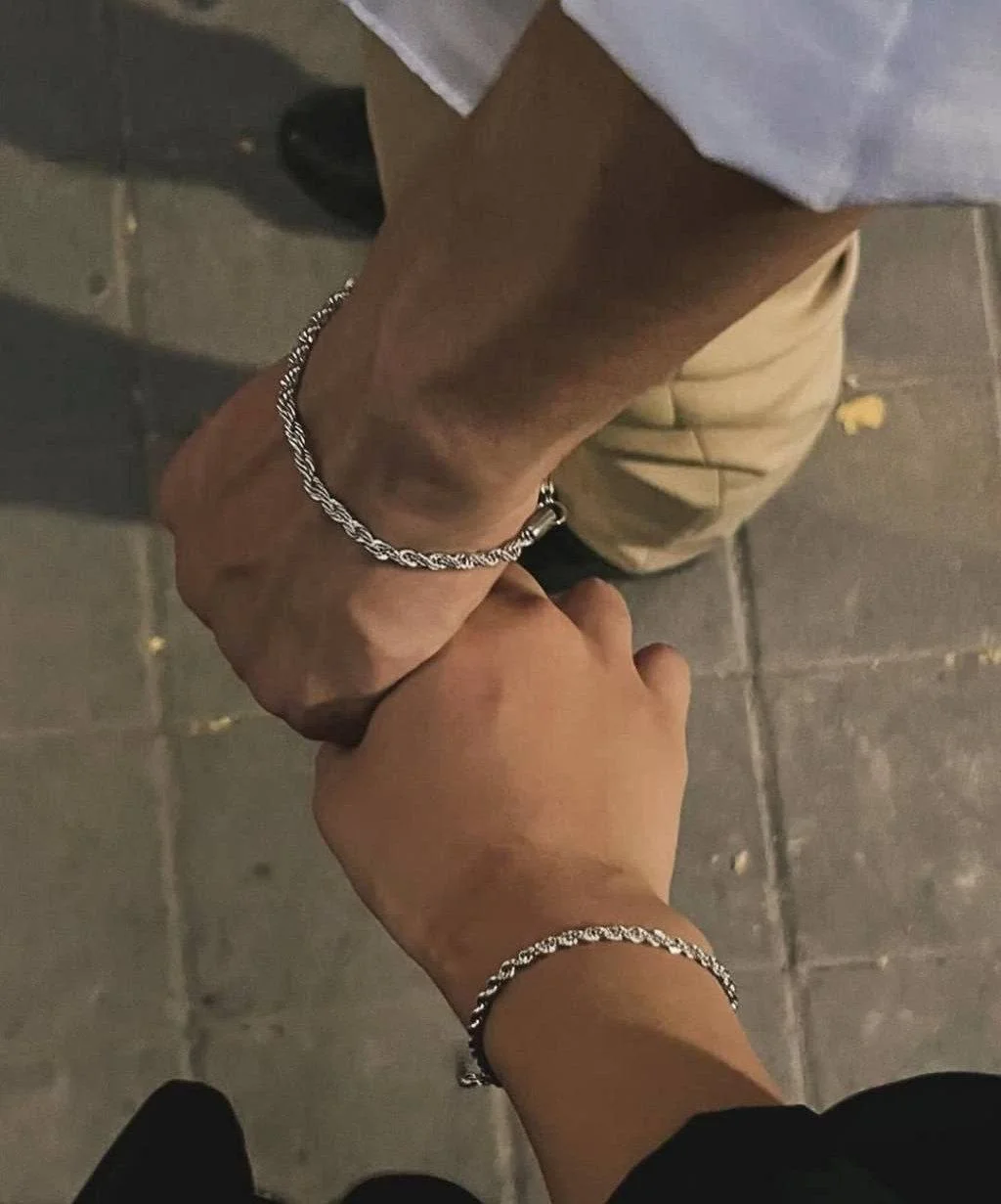 ست دستبند کاپلی طنابی