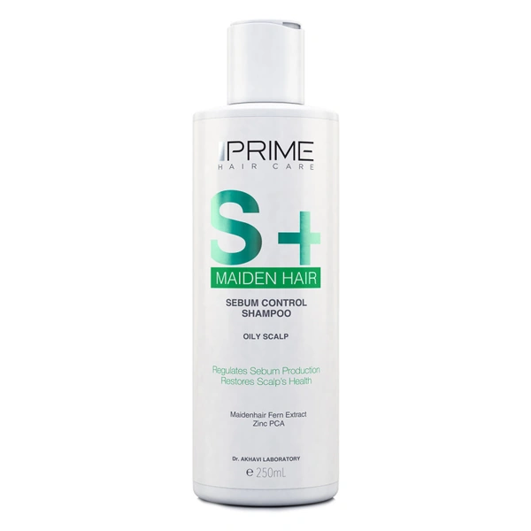شامپو متعادل کننده چربی پریم مدل S+ Maiden Hair PRIME حجم 250 میلی لیتر