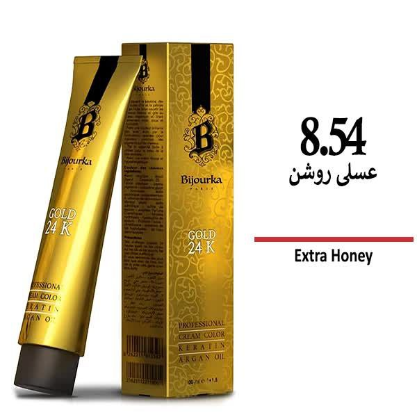 رنگ مو بیجورکا سری عسلی عسلی روشن 8/54