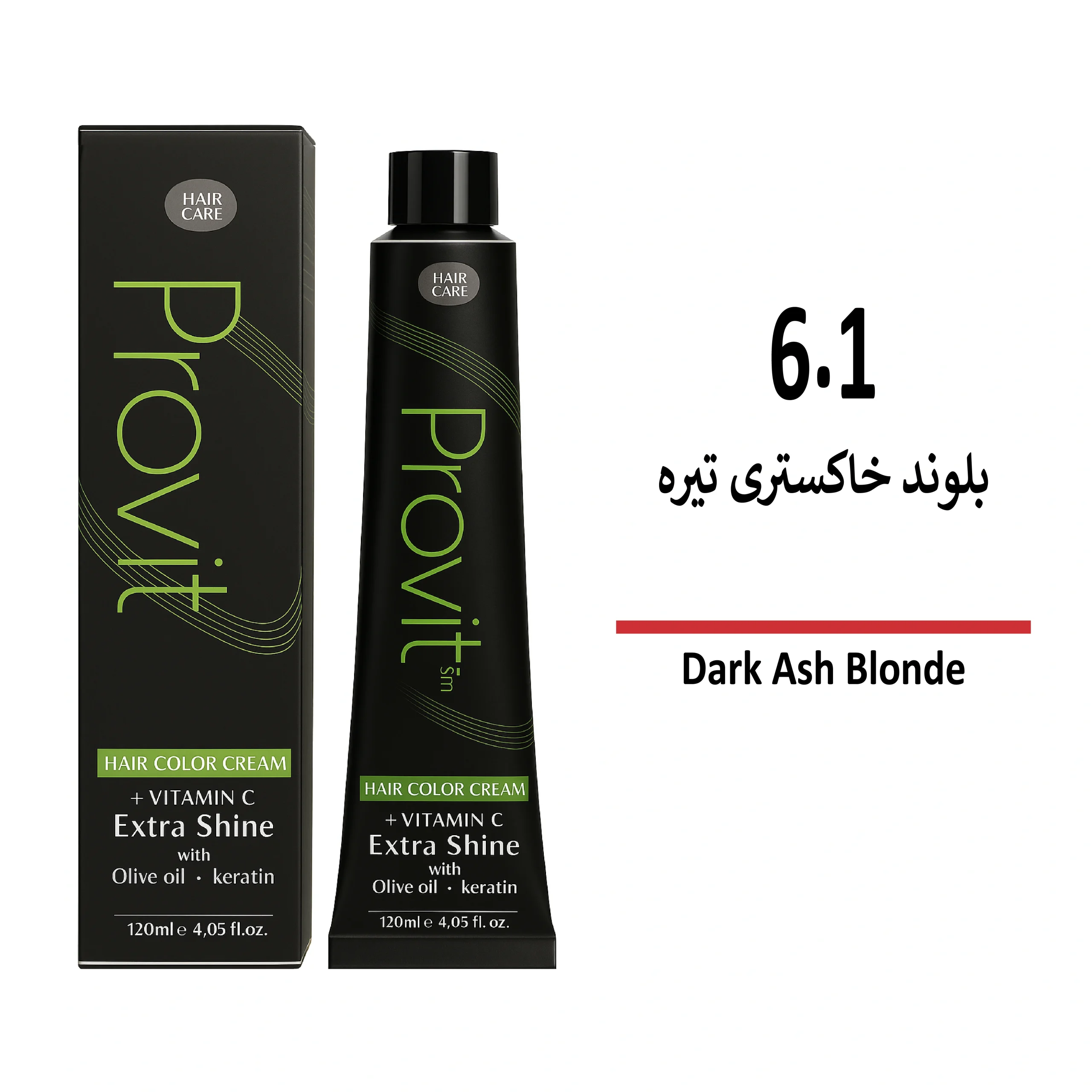 رنگ مو پرویت بلوند خاکستری تیره 6/1