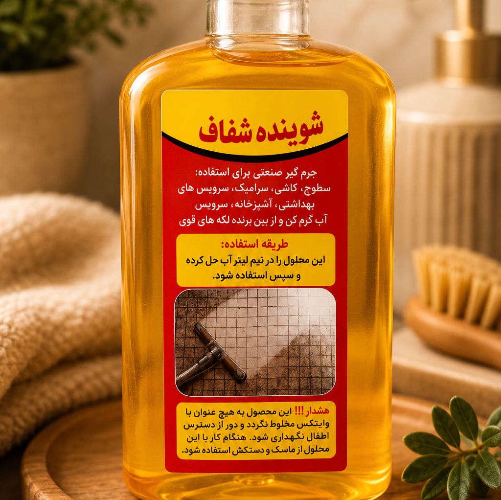شوینده شفاف( جرم گیر) 
