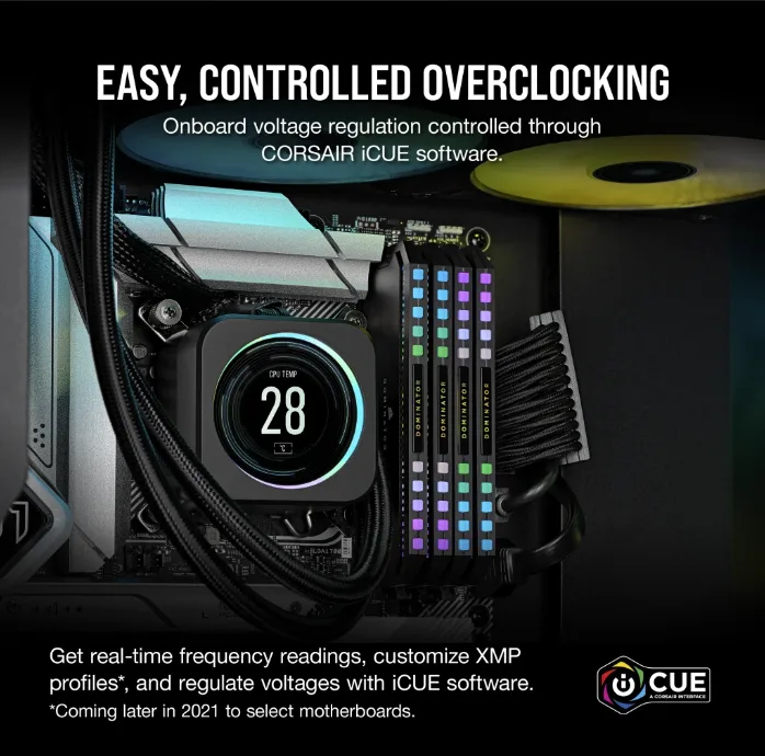 رم DDR5 دسکتاپ 64 گیگابایت 6000Mhz CL30 کورسیر مدل Dominator RGB دو کاناله