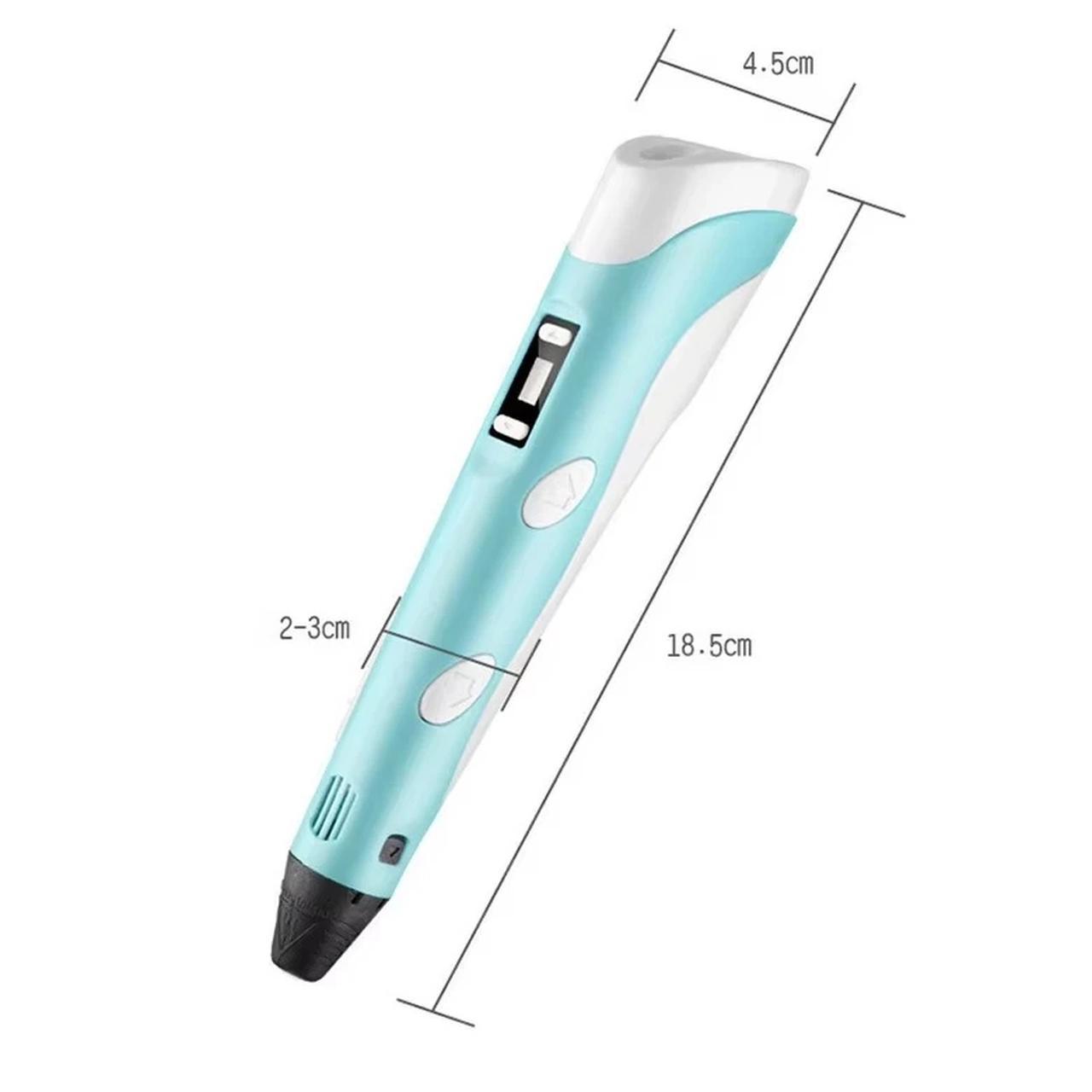 قلم سه بعدی طراحی مدل DX-100B - سفید آبی