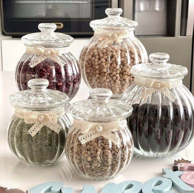 بانکه شیشه ای طرح کدو
