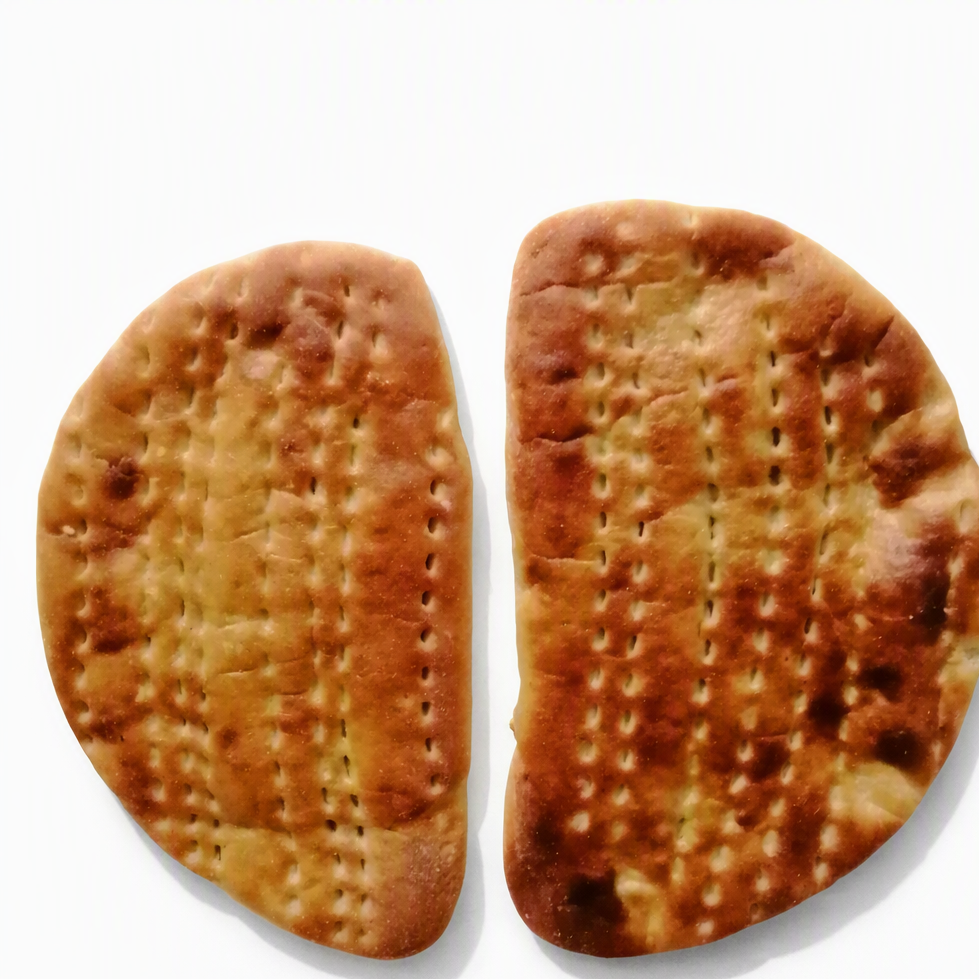 نان حلوایی (نان محلی) خانگی با مغز حلوا 2 عددی تازه 300 گرم