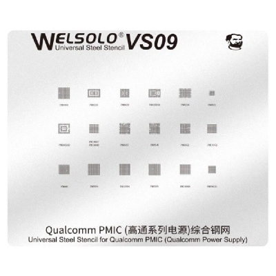 شابلون مکانیک آی سی پاور MECHANIC VS09 QUALCOMM PMIC
