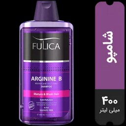 شامپو تقویت کننده مو arginine B فولیکا 400 میلی لیتر