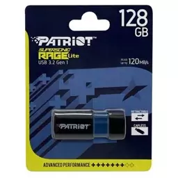 فلش 128 گیگ USB3.2 برند Patriot مدل Supersonic rage lite با سرعت 120MBs با گارانتی 