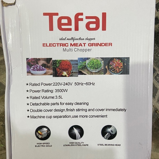 خردکن Tefal تفال 3.5 لیتری 4 و 6 تیغه استیل کاسه شیشه 3500 وات ارسال رایگان