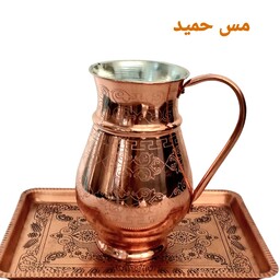 پارچ مسی گوارای (1،4لیتری)طرحدار نانو شده زنجان