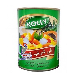  کمپوت میوه استوایی 425 گرمی kolly