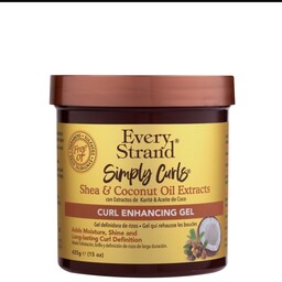 ژل تقویت کننده اوری استرند مخصوص موهای فر Simply Curls with Shea and Coconut Oil Curl Enhancing Gel