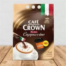 قهوه فوری کاپوچینو کافه کورن اولکر بسته 20 عددی Cafe crown